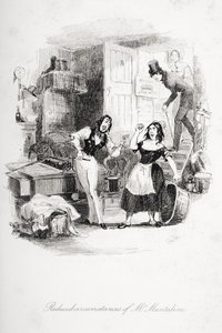 Circunstancias reducidas del Sr. Mantalini, ilustración de 